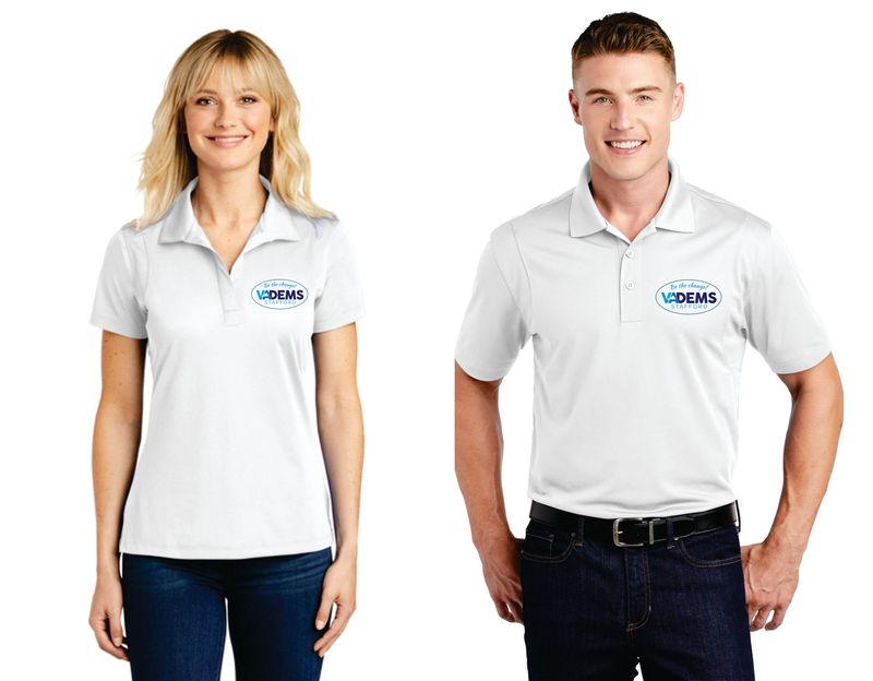 03- Stafford Dems Embroidered Golf Polo *Mens and Ladies*