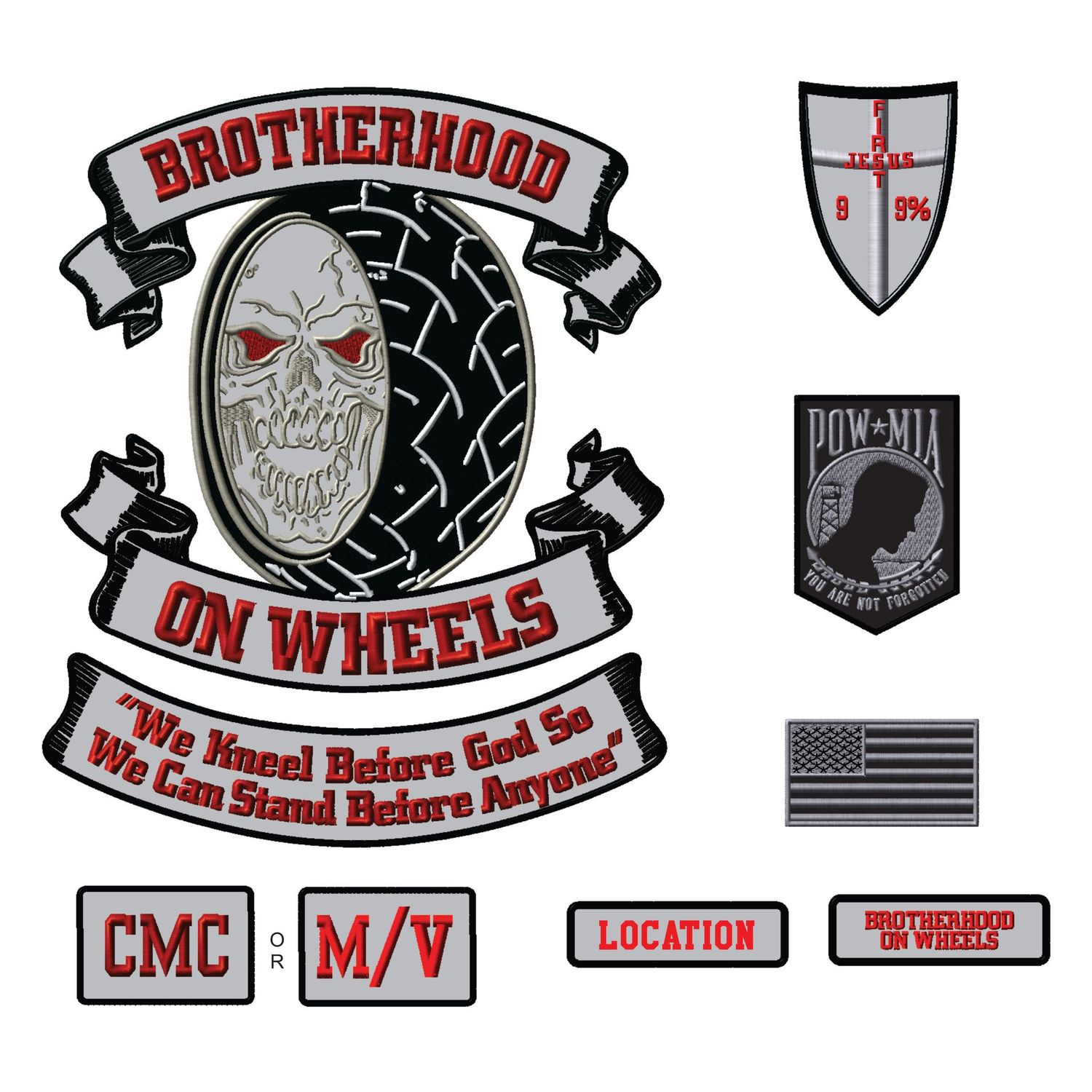 02- B.O.W. Ladies Full Patch Set