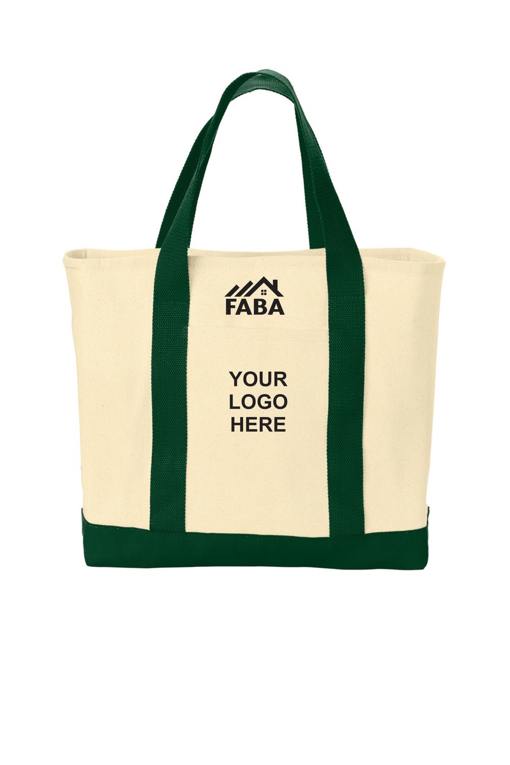 13-FABA Embroidered Tote Bag