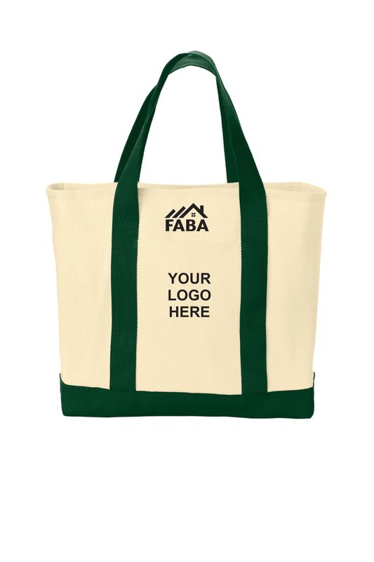 13-FABA Embroidered Tote Bag
