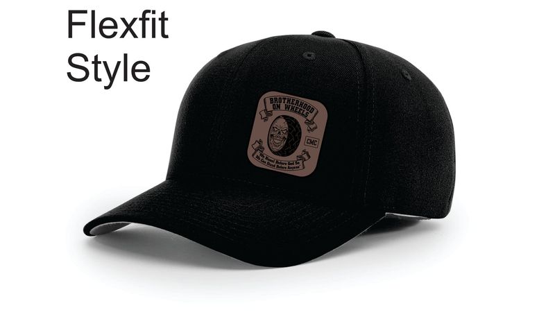 BOW Leather Patch Hats