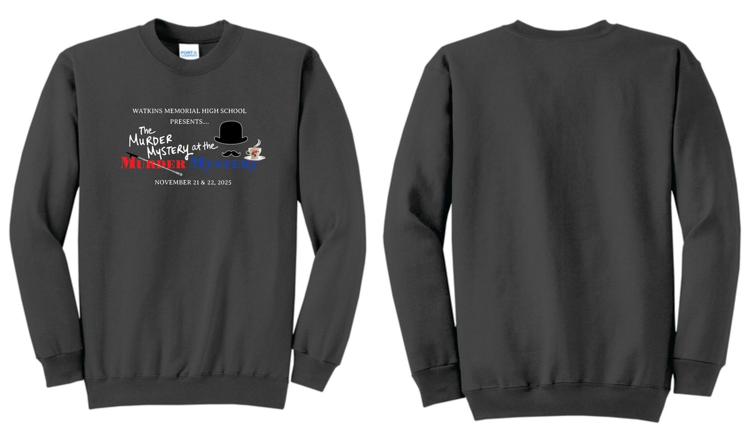 Murder Mystery Cast Sweatshirt Murder Mystery Cast Sweatshirt