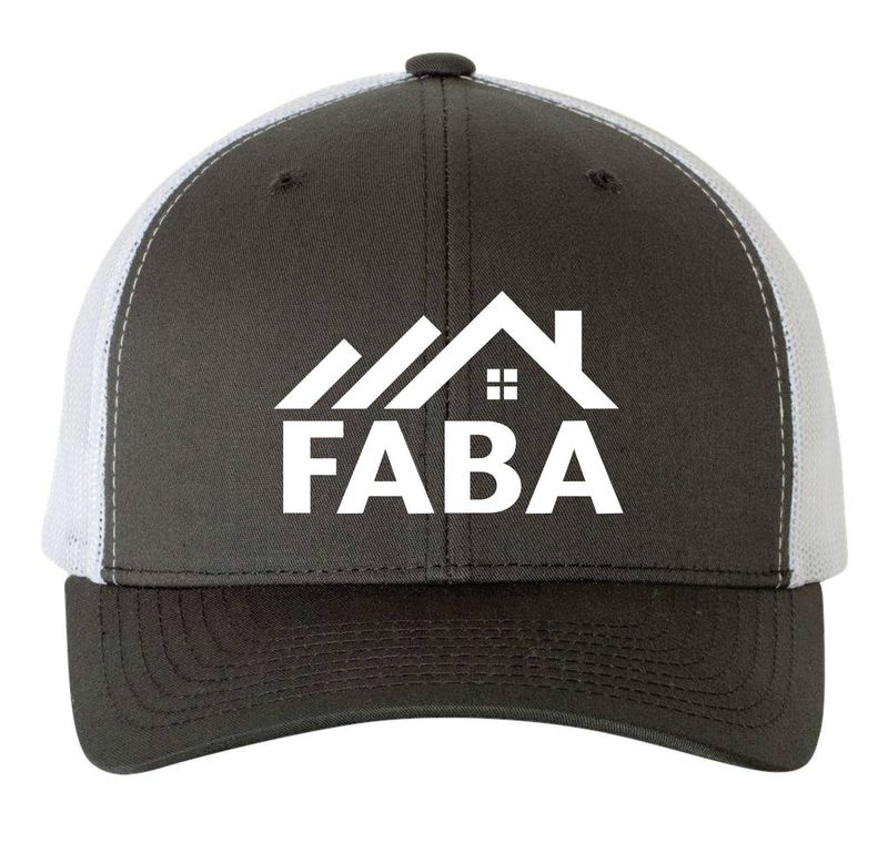 08-FABA Embroidered Trucker Hat