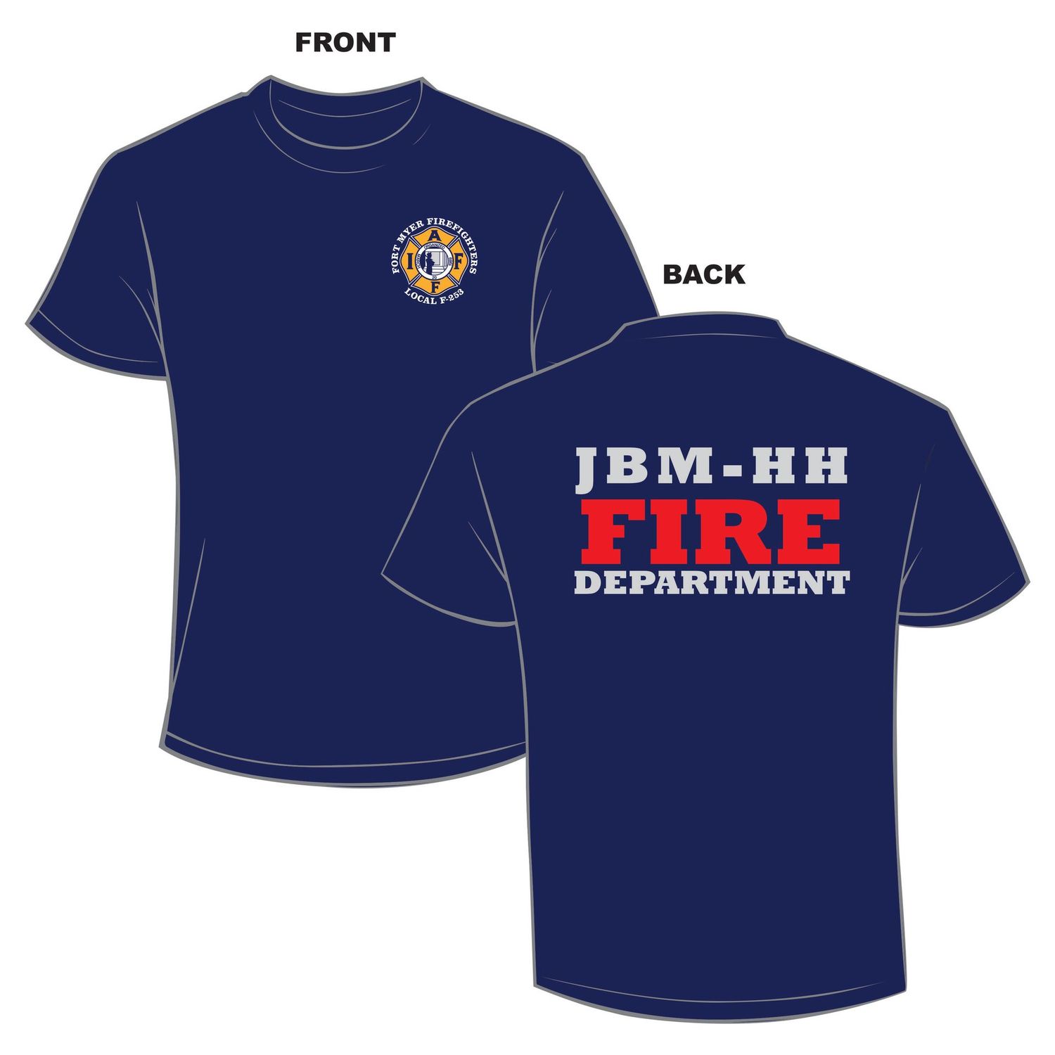 Fort Myer T-Shirt Design Text Back
