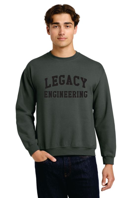 Legacy Unisex Gildan Crewneck with 3D Puff Vinyl