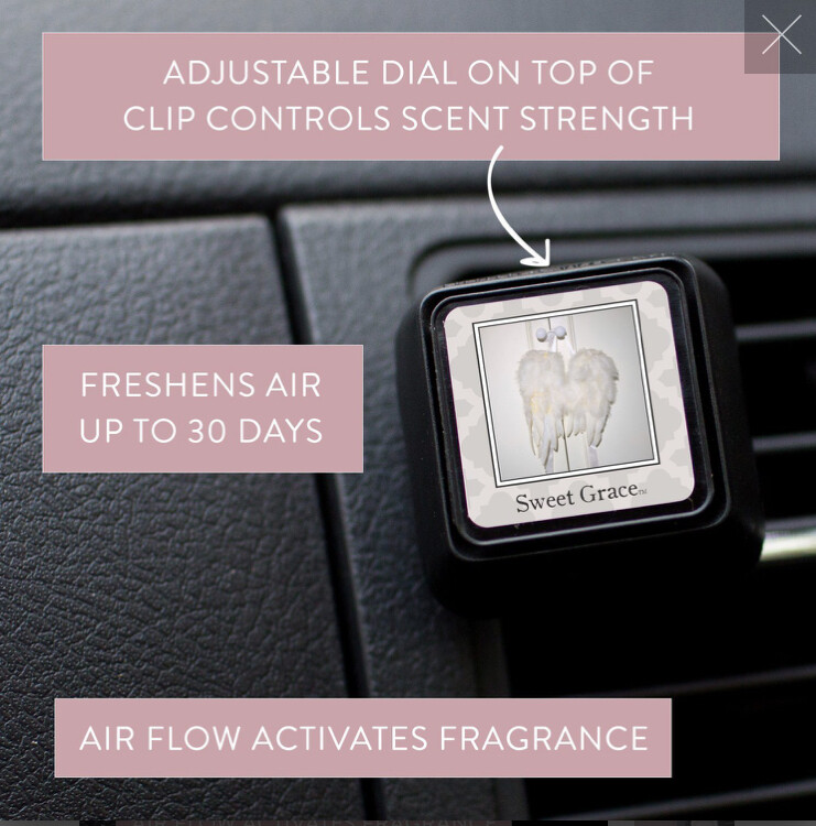 Sweet Grace Auto Vent Clip