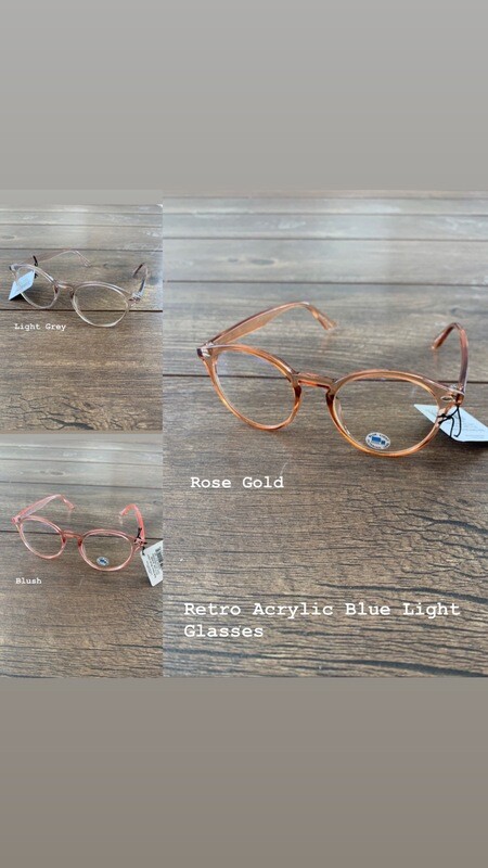 Retro Acrylic Blue Light Glasses