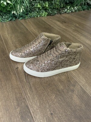 Metallic Leopard Sneaker