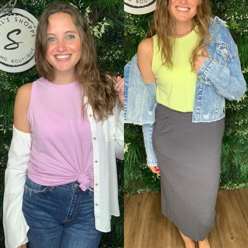 Dempsey Swing Tank | Lime or Lilac