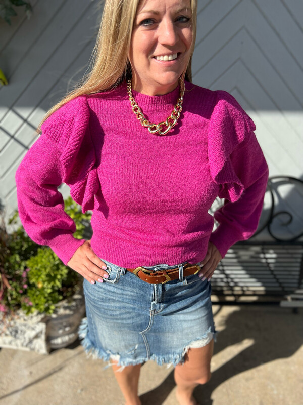 Frill Sweater