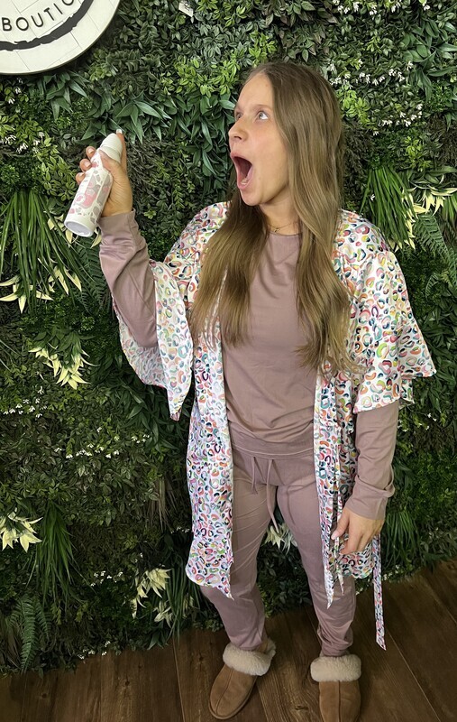 Queen of the Jungle Silky Robe