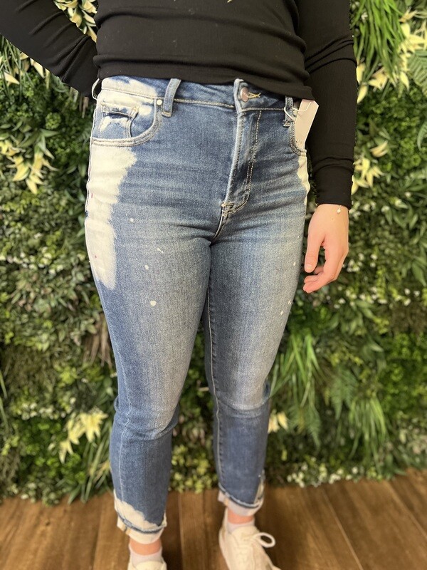 Bleached Spot Wash Jean-SSP