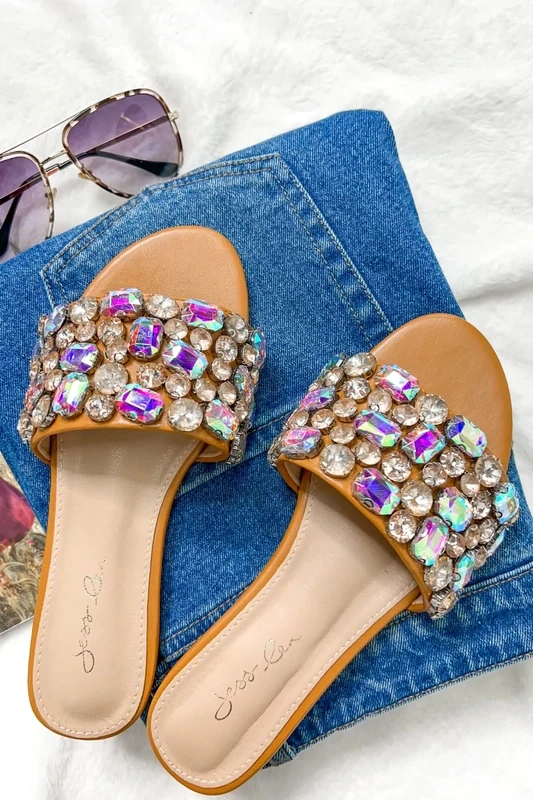 Summer Rhinestone Sandal-Silver
