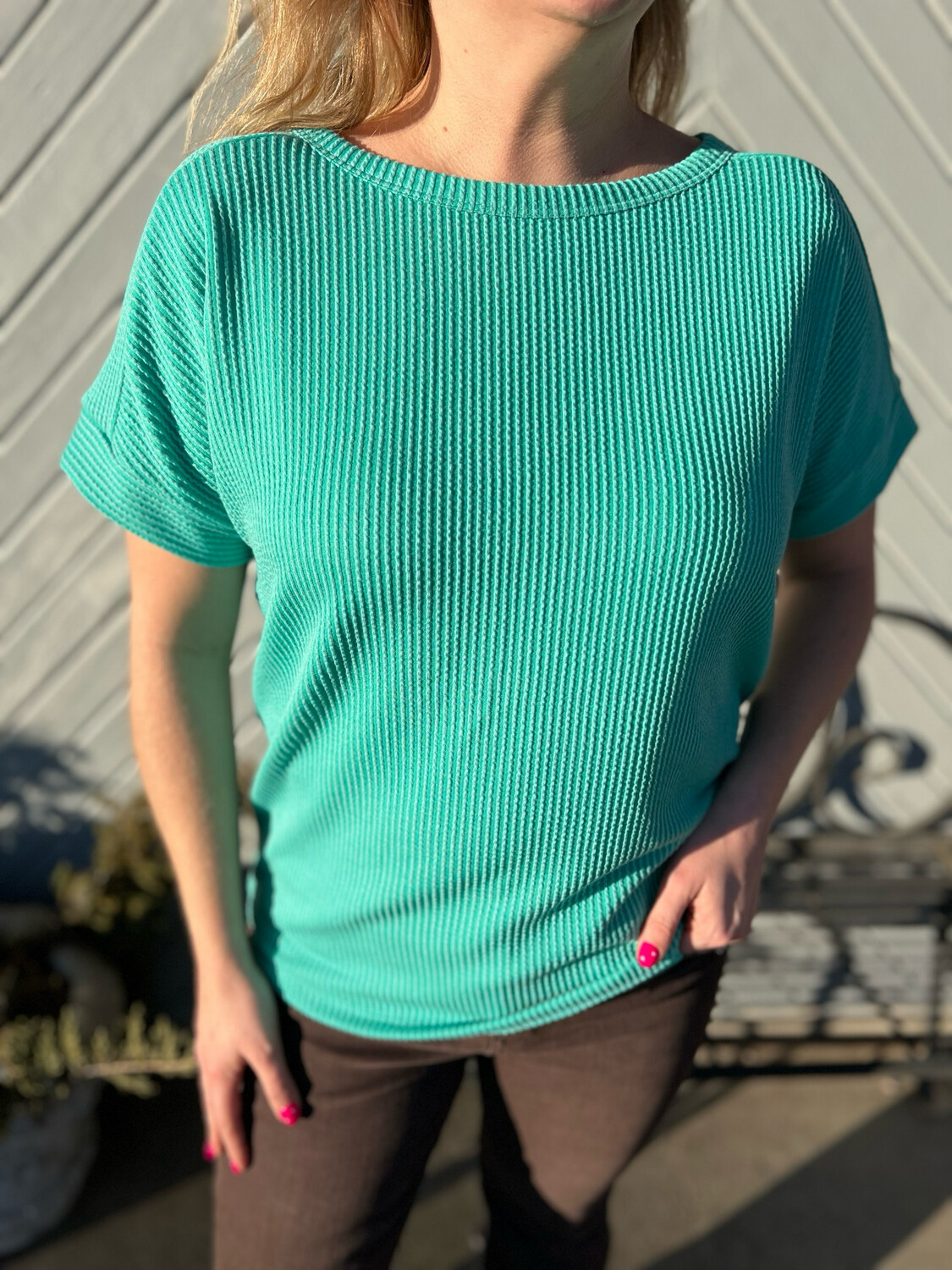 Rhonda Textured Top
