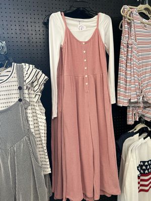 Solid Twisted Rib Cami Jumpsuit Solid Twisted Rib Cami Jumpsuit