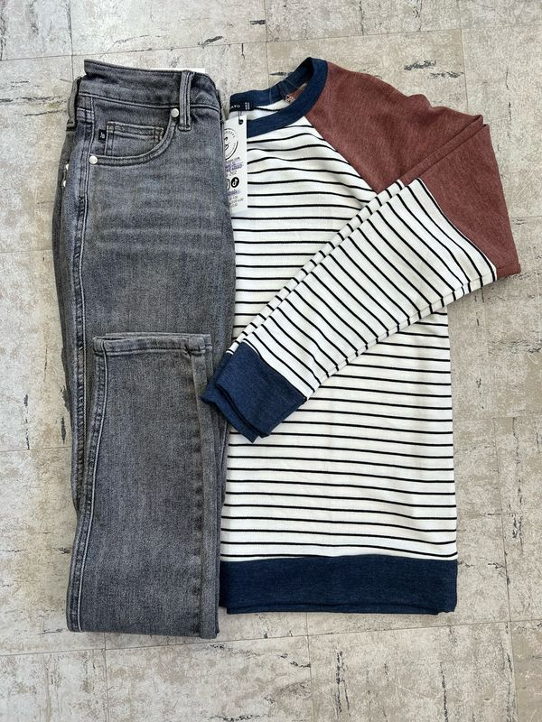 JB Tummy Control Skinny Jean Gray