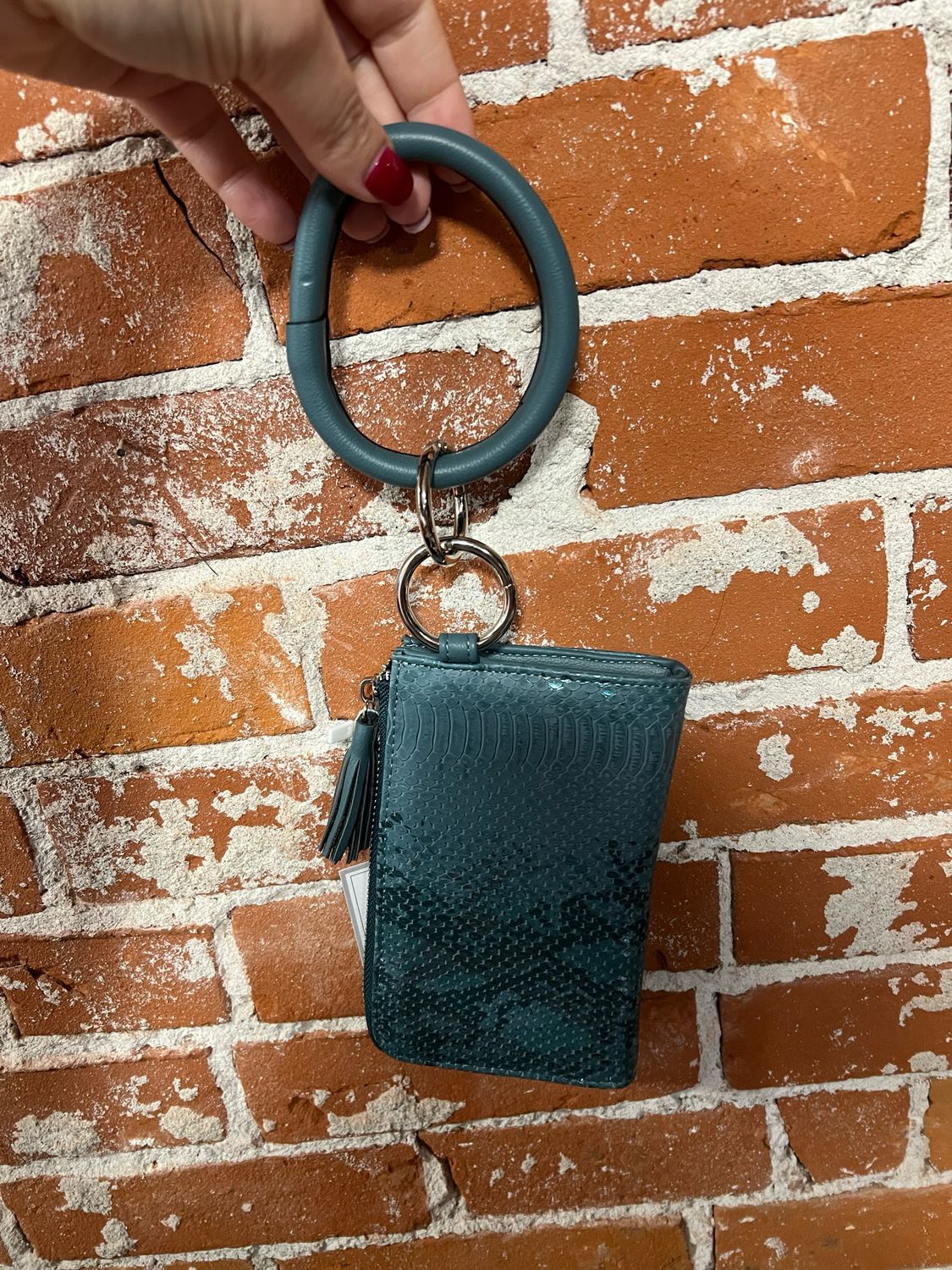 Liv Snake Bangle Wristlet/Wallet