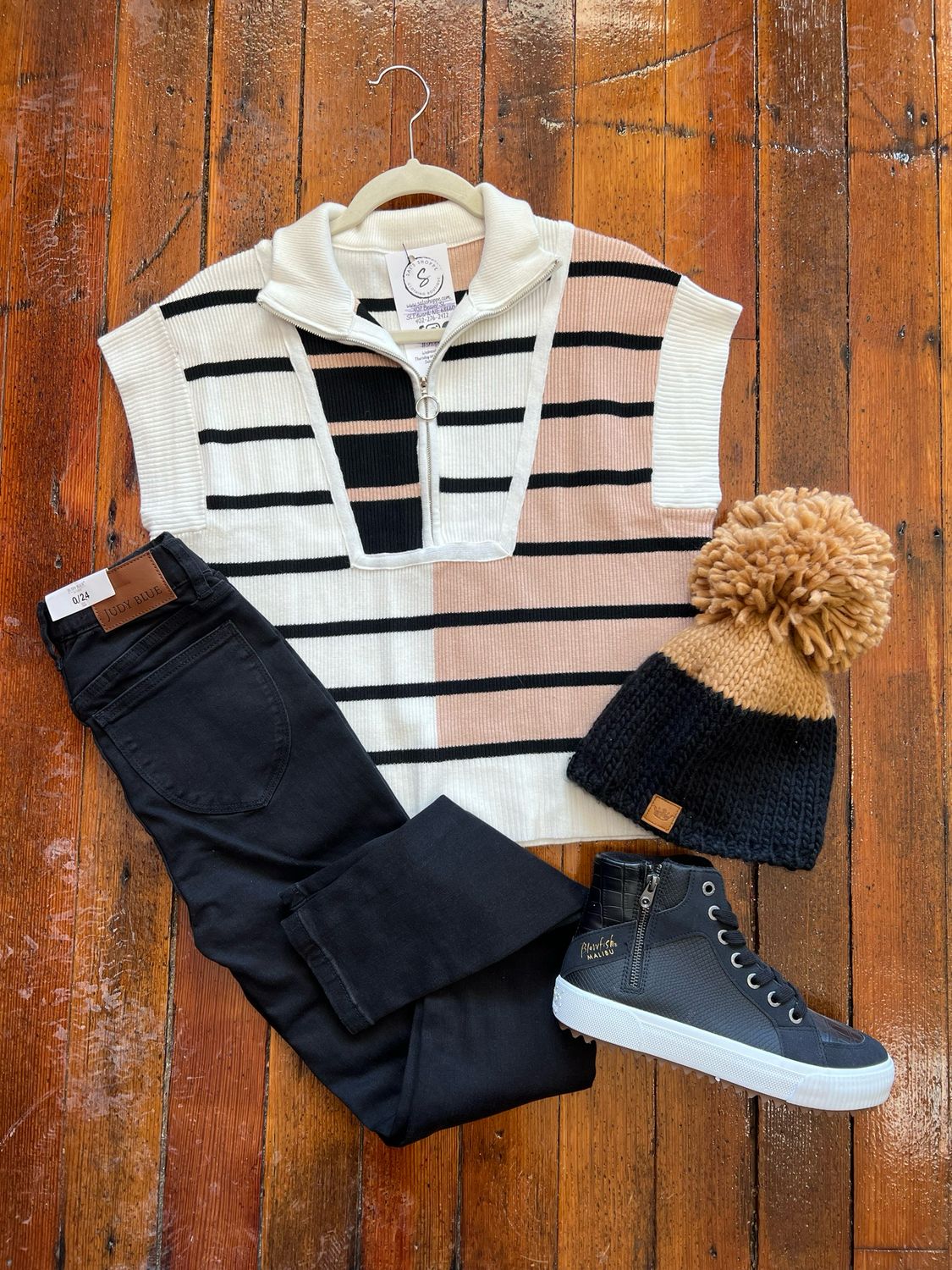 Quarter Zip Sweater Vest