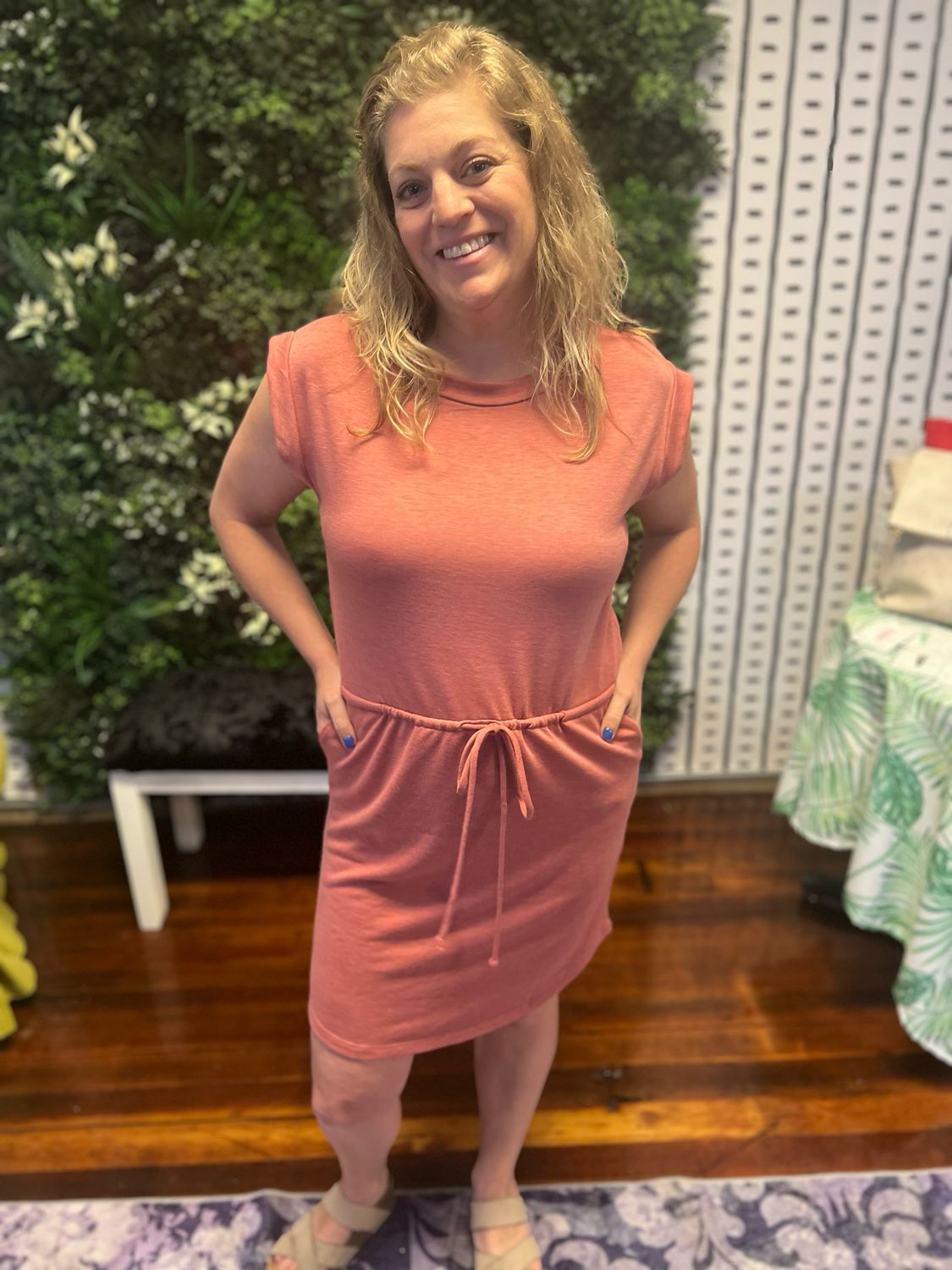 Drawstring Dress