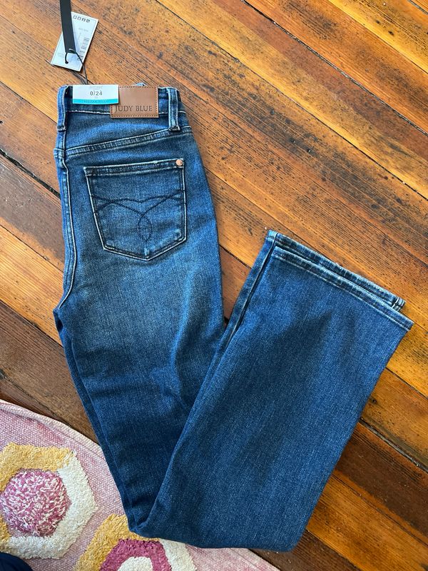 JB Tummy Control Embroidered Bootcut