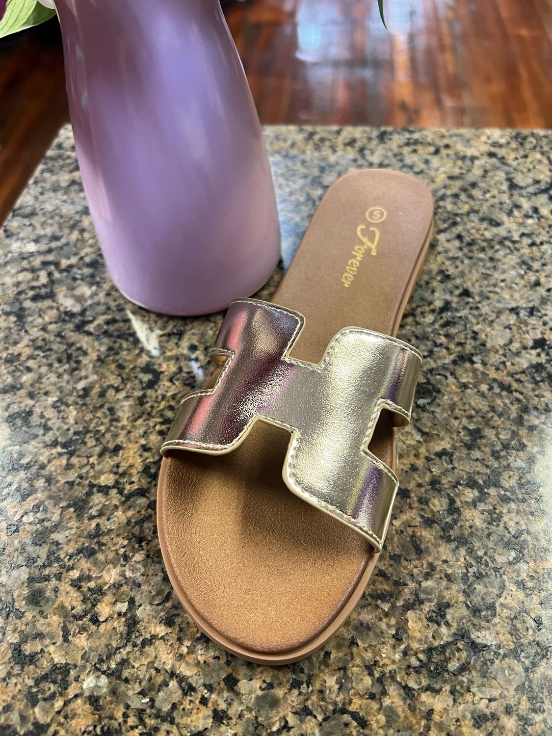 Crucial Gold Sandal