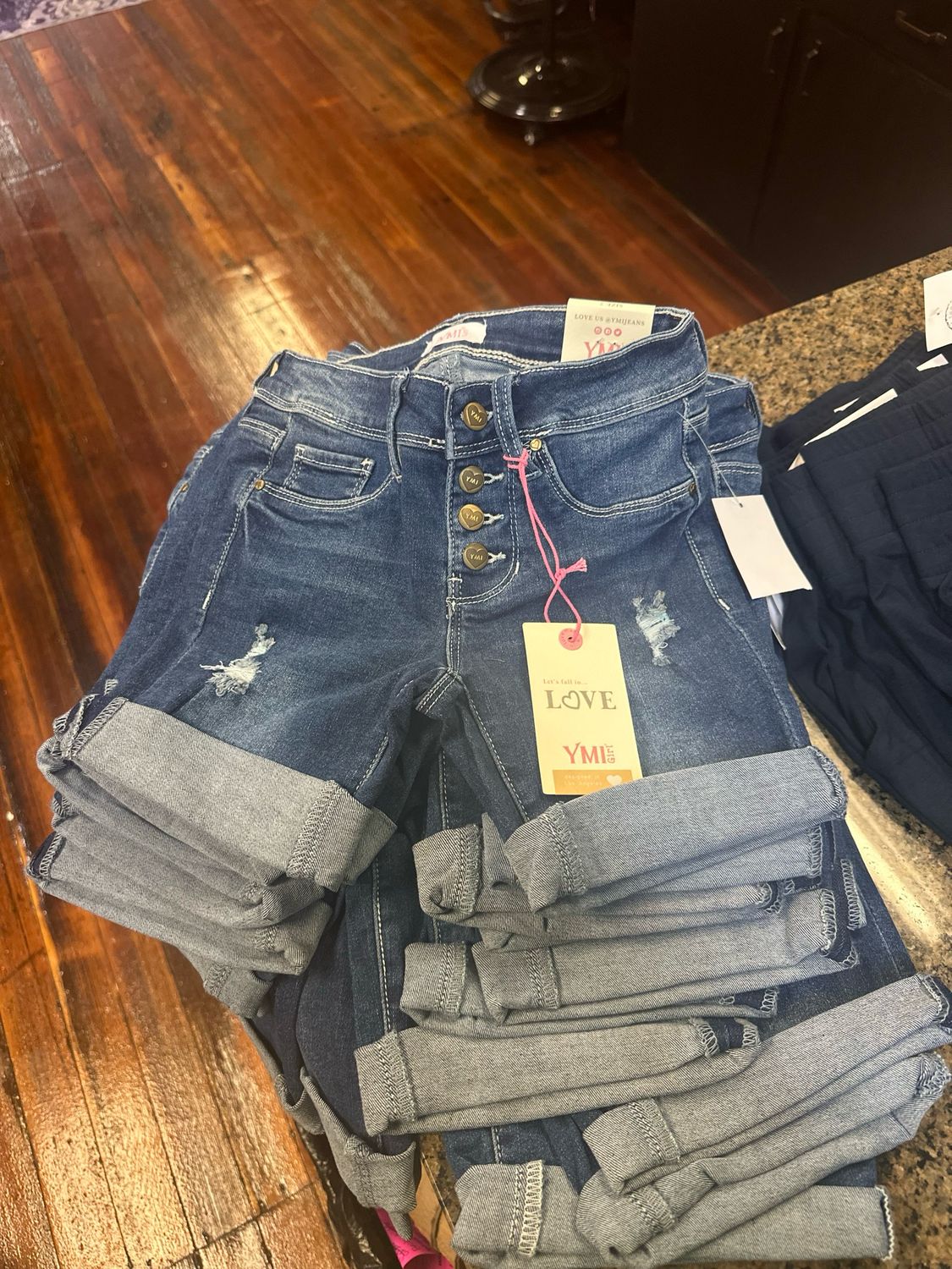 Girls Denim Bike Short