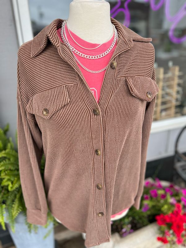 Ribbed Cardigan