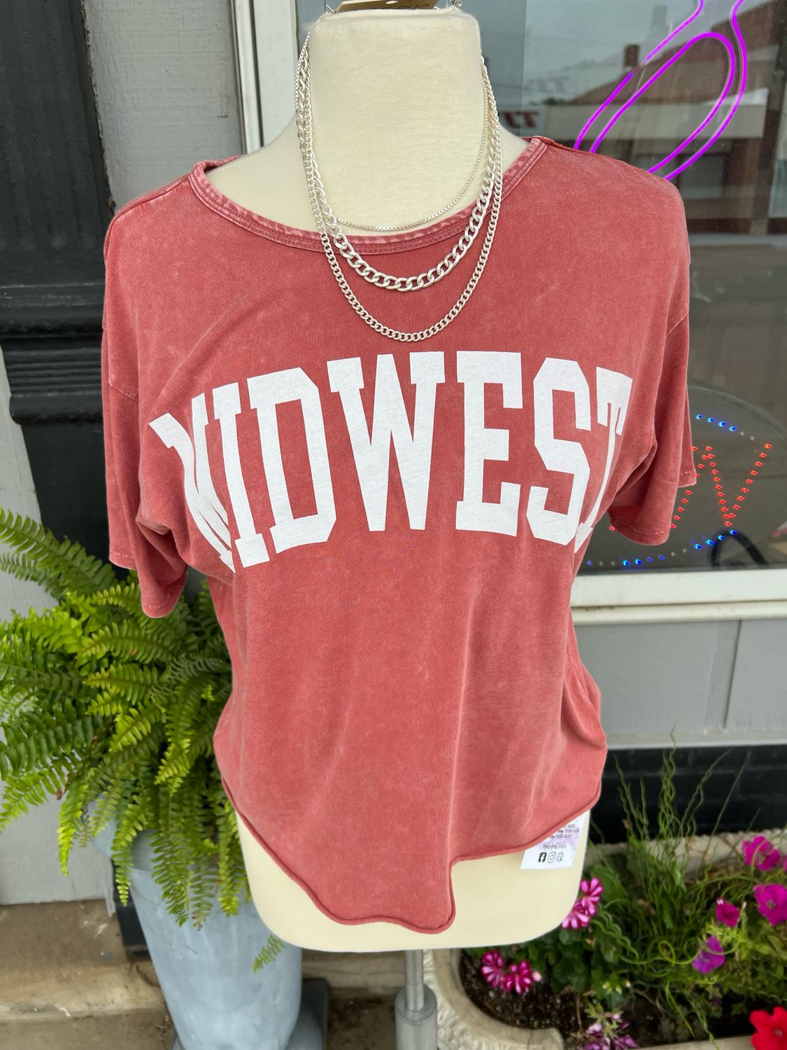 Midwest Brick Mineral Wash Tee