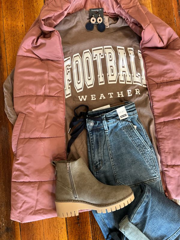 Football Weather Puff Tee