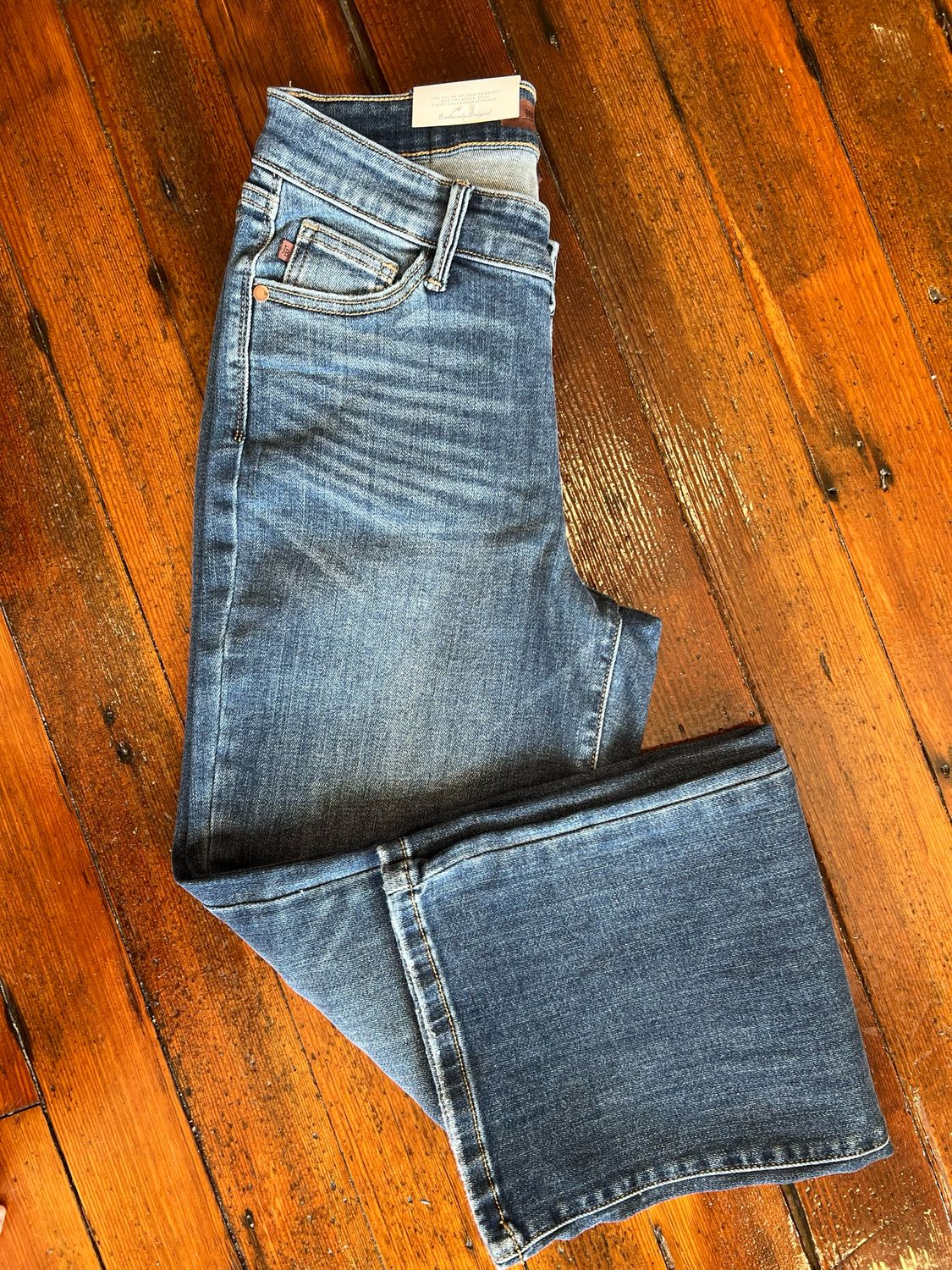 HW V-FRONT WB VINTAGE WASH STRAIGHT FIT