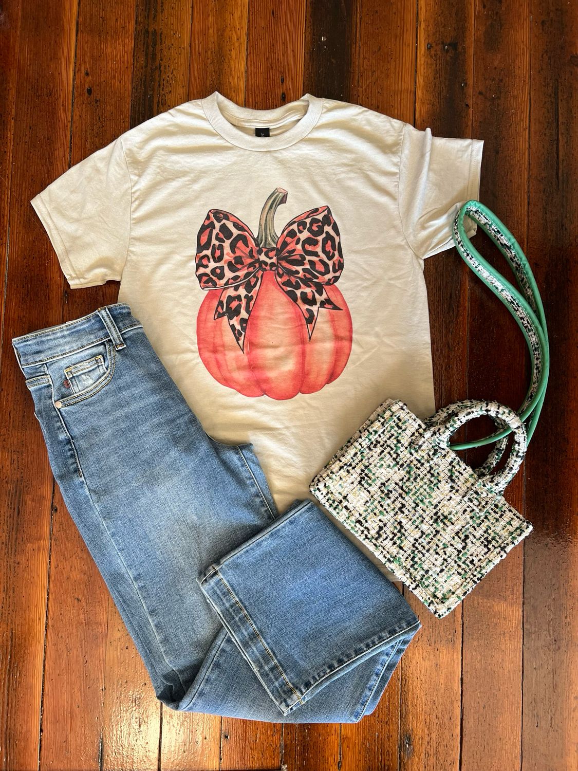 Leopard Bow Pumpkin Leopard Bow Pumpkin