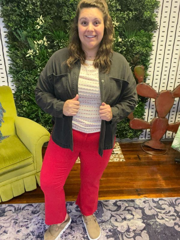 YMI Black Washed Jacket