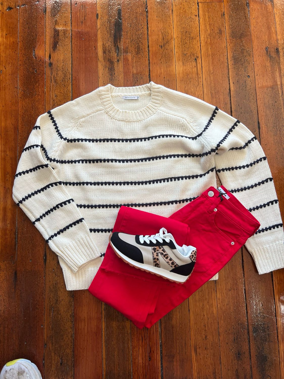 Blanket Stitch Pullover Sweater