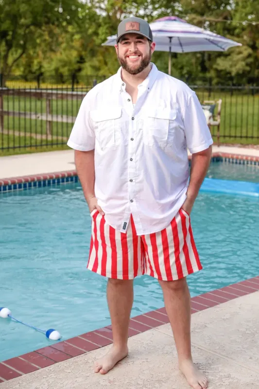 Set Sail Mens Swim Trunks