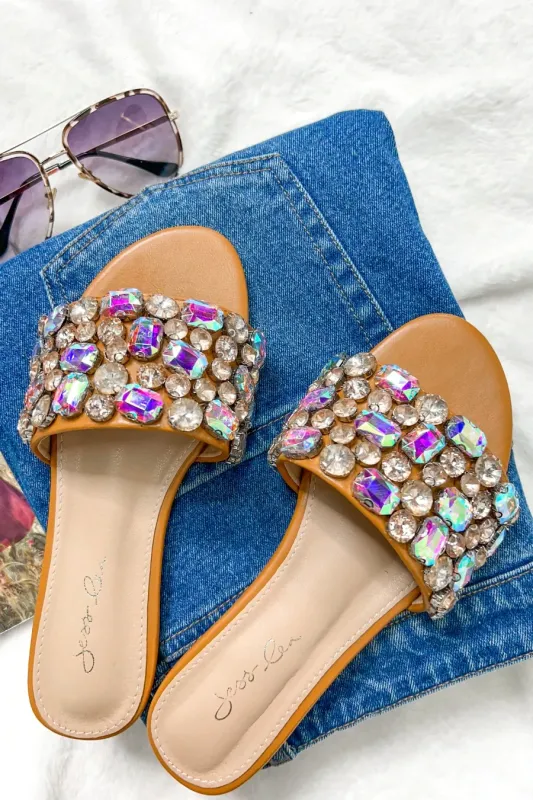 Summer Rhinestone Sandal-Silver