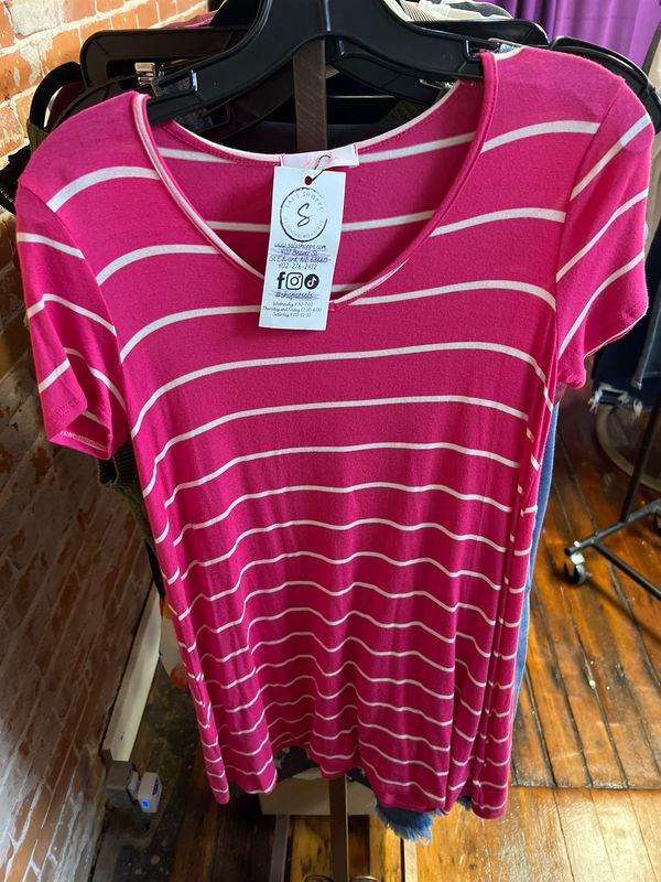 Abby Perfect V-Neck Striped Dress