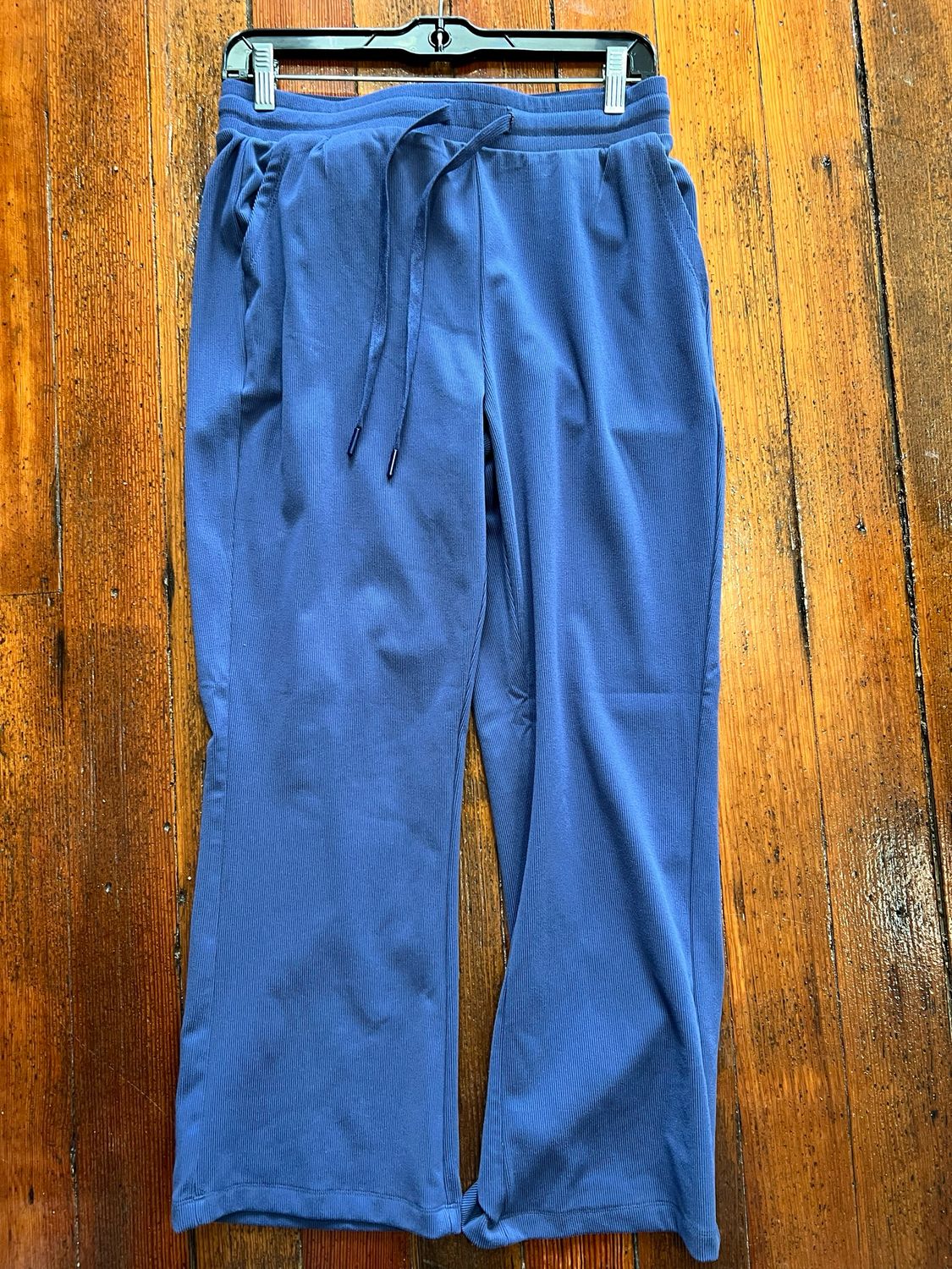 Clara Crown Blue Ribbed Pant
