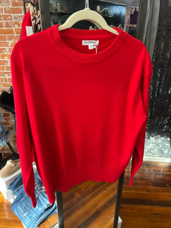 Drop Shoulder Sweater