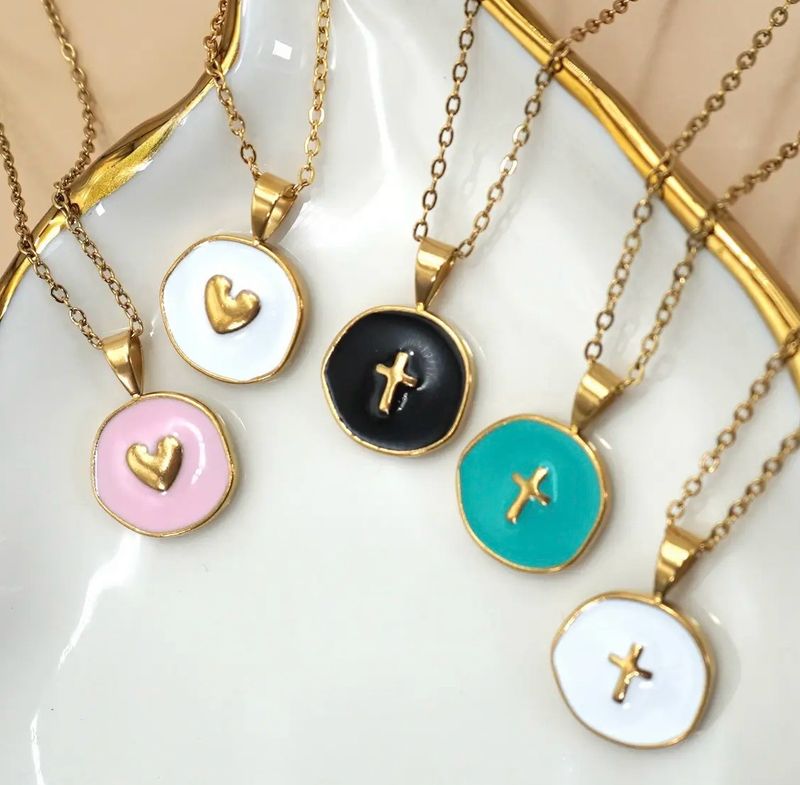Tarnish Free Cross Or Heart Necklace