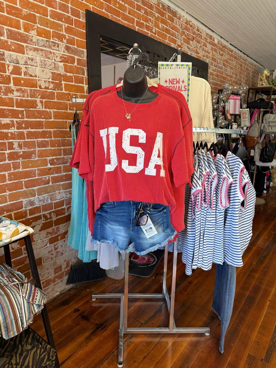 USA Ribbed Half Sleeve