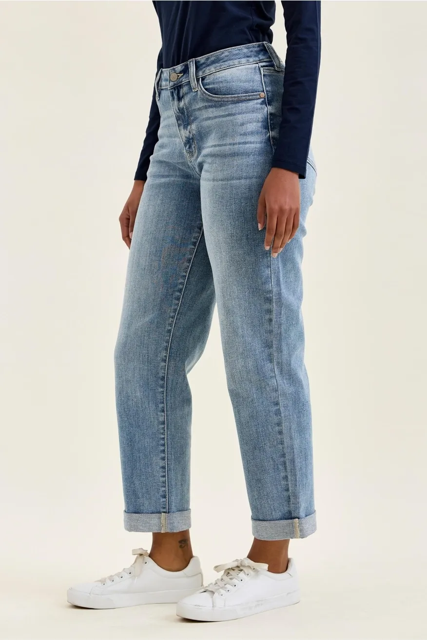 Mr "Billie" Boyfriend Lt Light Iced Indigo