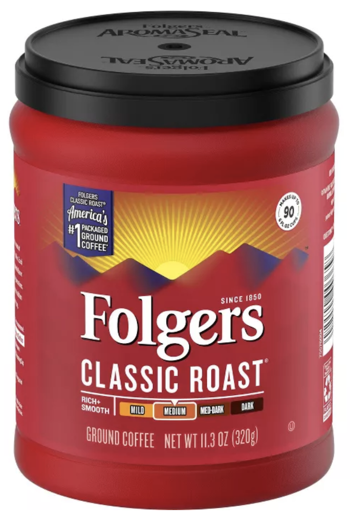 Folgers classic roast coffee 320g