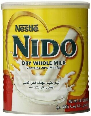 Nestle nido dry whole milk powder can