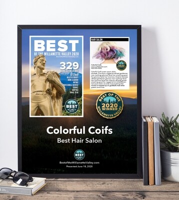 2020 Cover Gold Winner's Modern Plaque 2020 Cover Gold Winner's Modern Plaque