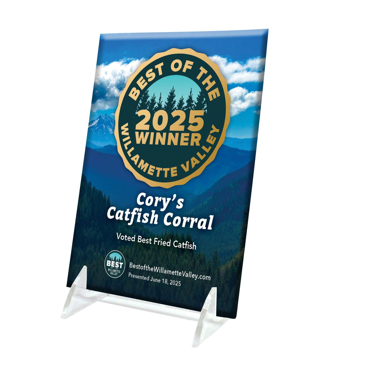 Crystal Keepsake Plaque