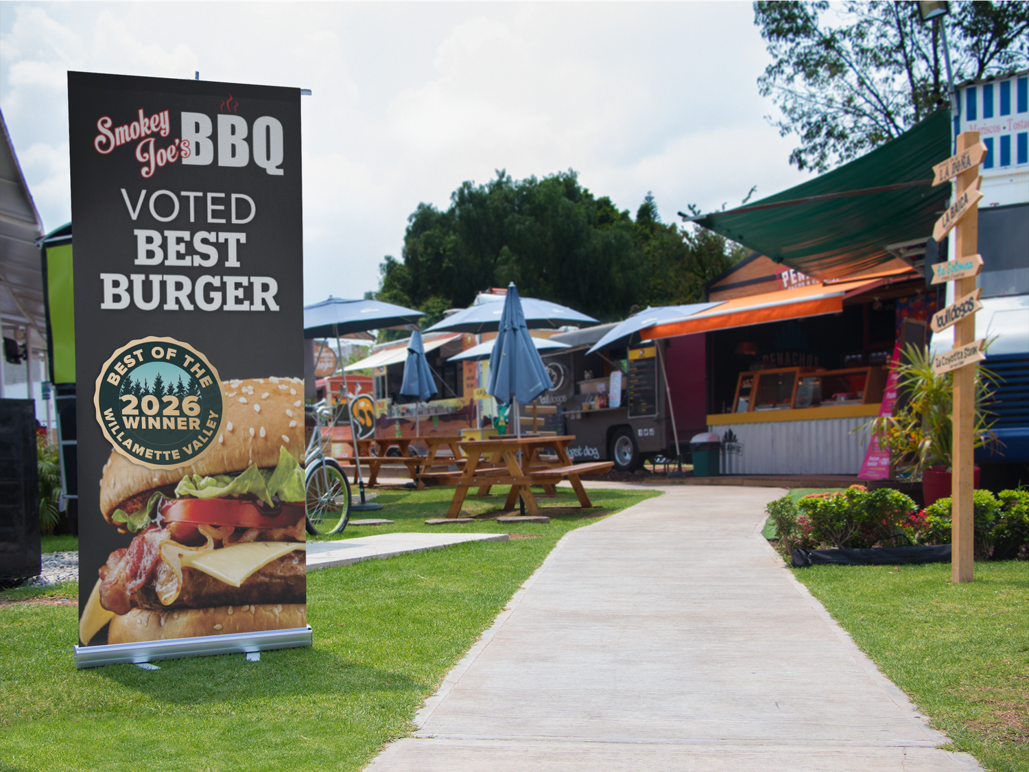 Custom Design Retractable Banner