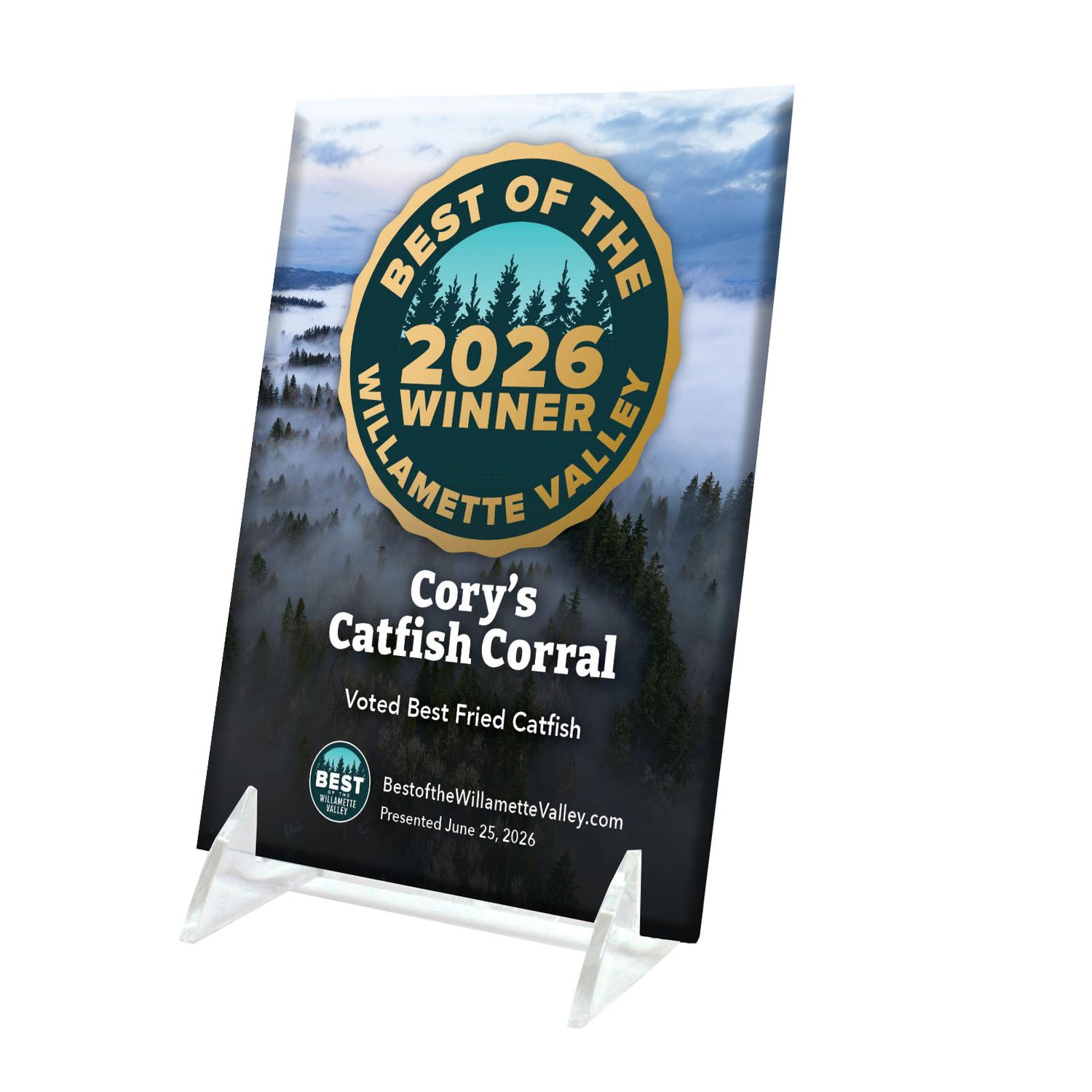 Crystal Keepsake Plaque