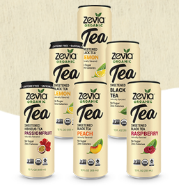 Zevia Organic Tea (12oz) Sweetened Green
