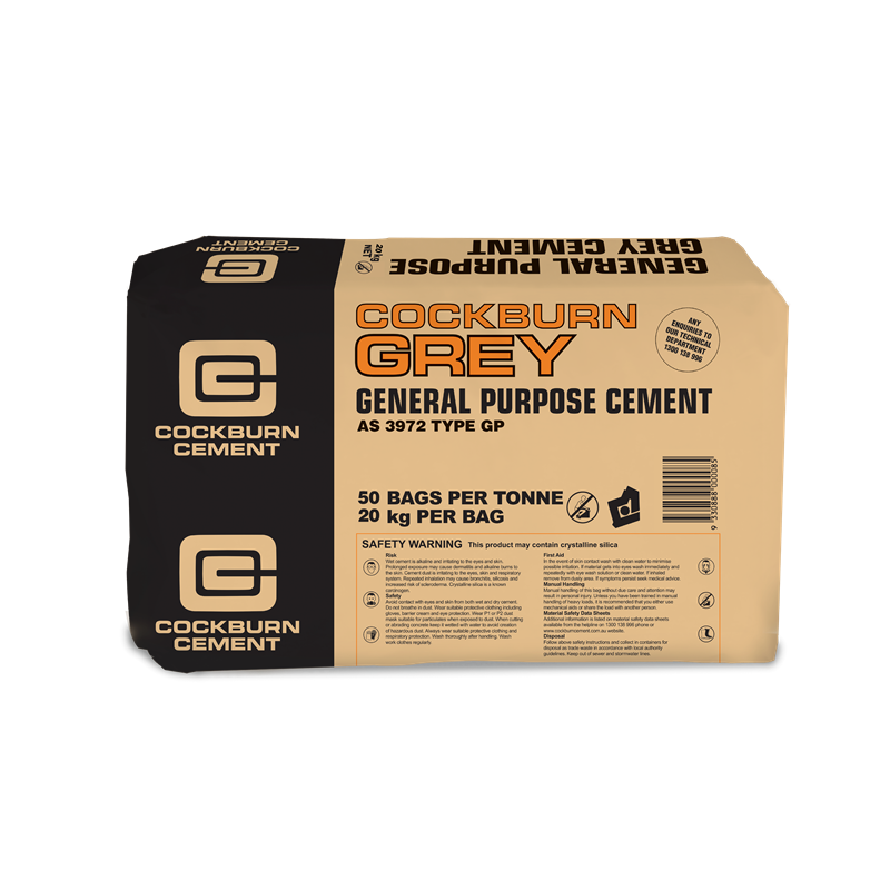Cockburn Gp Grey Cement 20kg Cockburn Gp Grey Cement 20kg