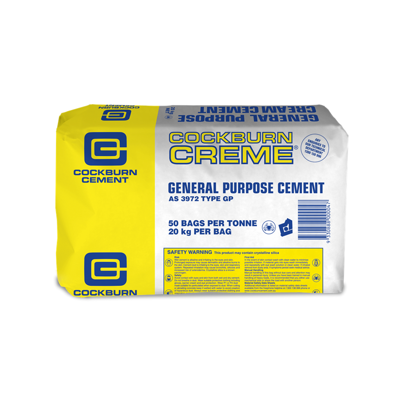 Cockburn GP Cream Cement 20kg Cockburn GP Cream Cement 20kg